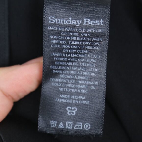 Aritzia Sunday Best Nora Skirt High-rise A-line Mini in Black Size 2XS - Picture 5 of 7